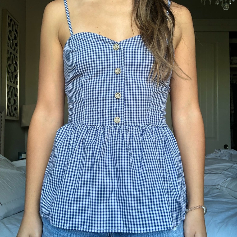 GINGHAM TANK TOP 🦋
